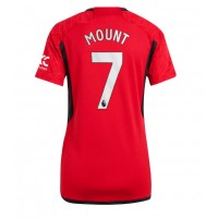 Dres Manchester United Mason Mount #7 Domáci pre Ženy 2023-24 Krátky Rukáv